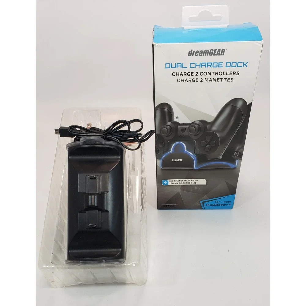 dreamGEAR Dual Power Dock Playstation 4 Charge 2 Controllers